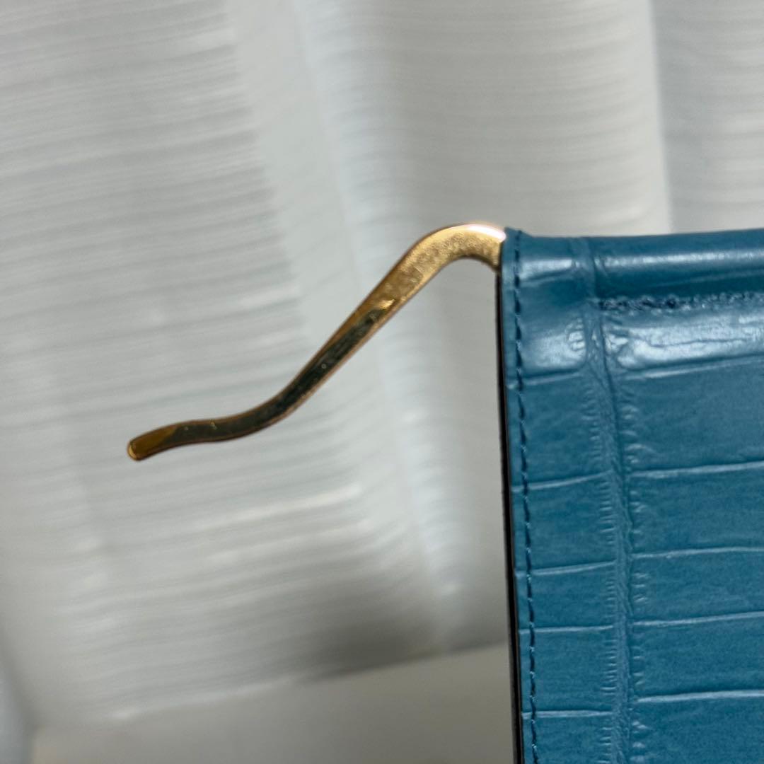 ⭐️未使用級⭐️　Felisi フェリージ　クロコ　マネークリップ　915/2