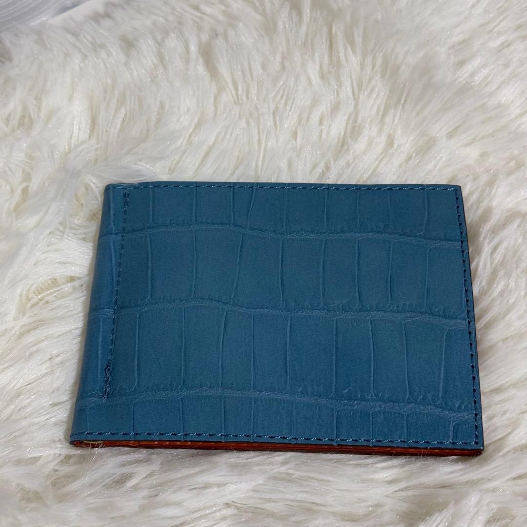 ⭐️未使用級⭐️　Felisi フェリージ　クロコ　マネークリップ　915/2