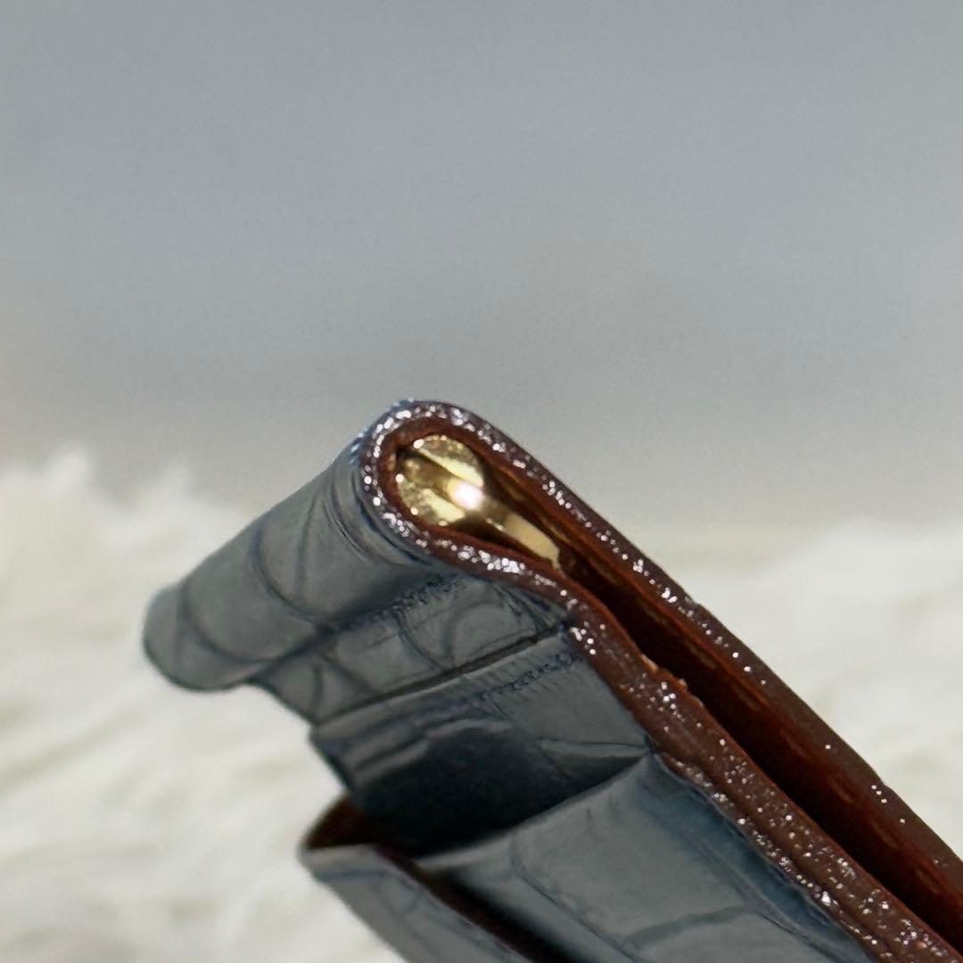 ⭐️未使用級⭐️　Felisi フェリージ　クロコ　マネークリップ　915/2