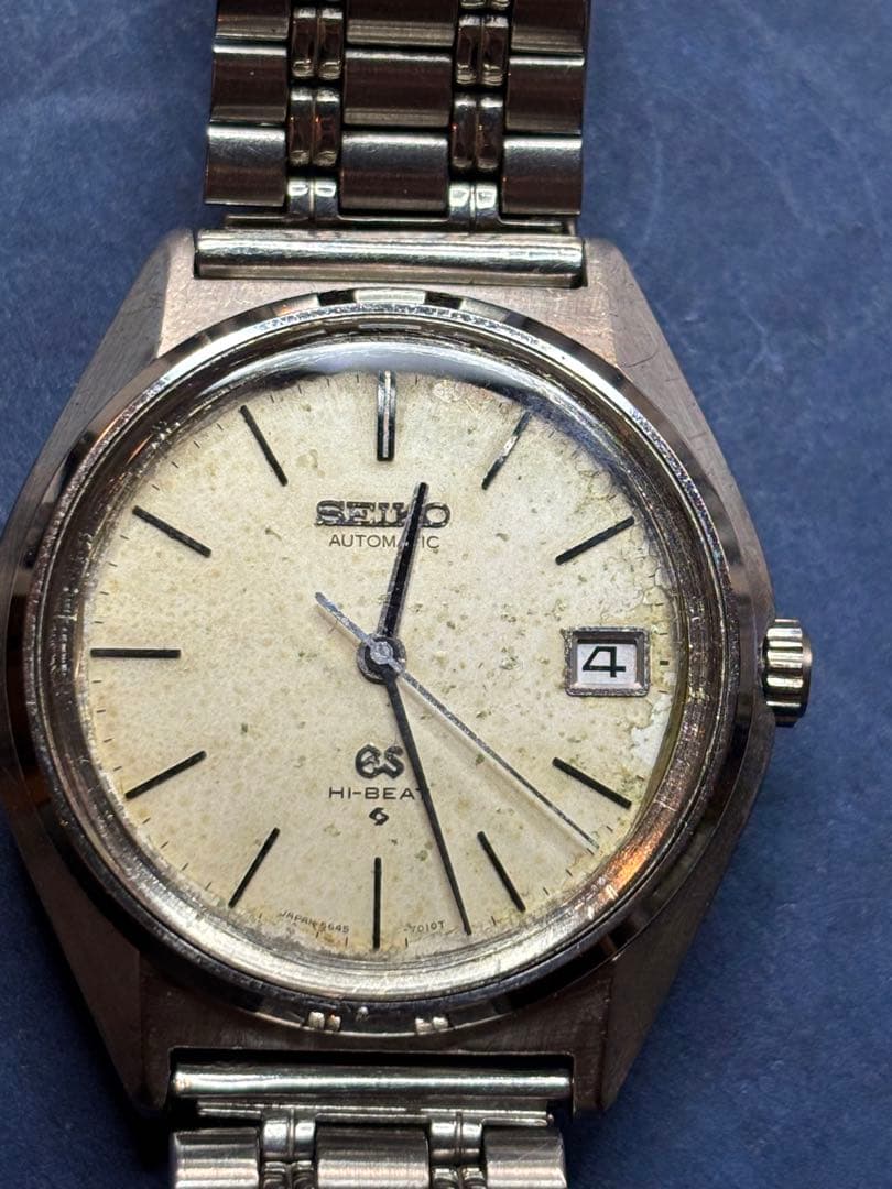 71年製56グランドセイコー　カレンダー早送可能　自動巻時計 洗浄注油調整済