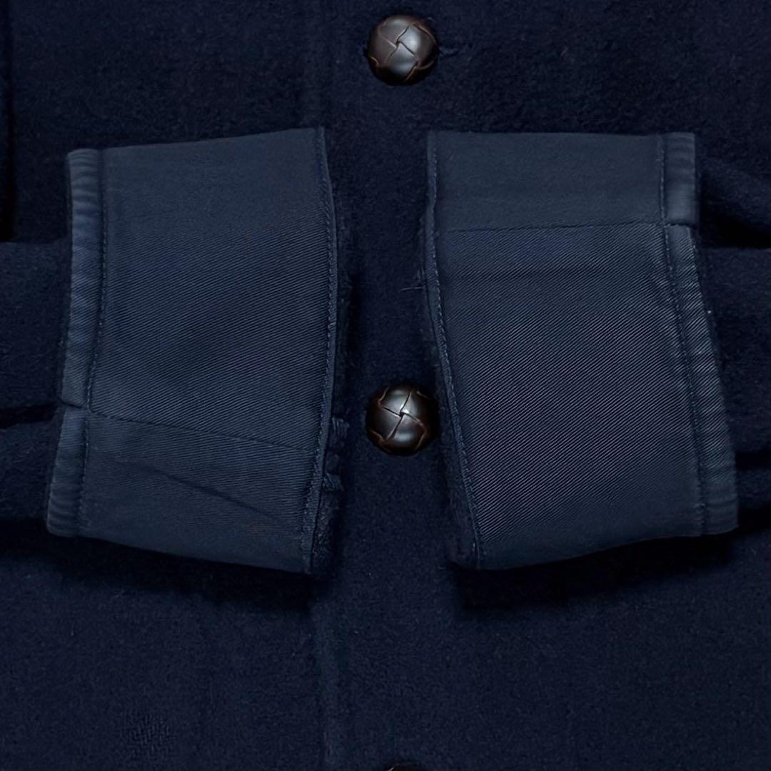 希少サイズ44　DANTON ウールモッサコート　くるみボタン　ジャケットコート