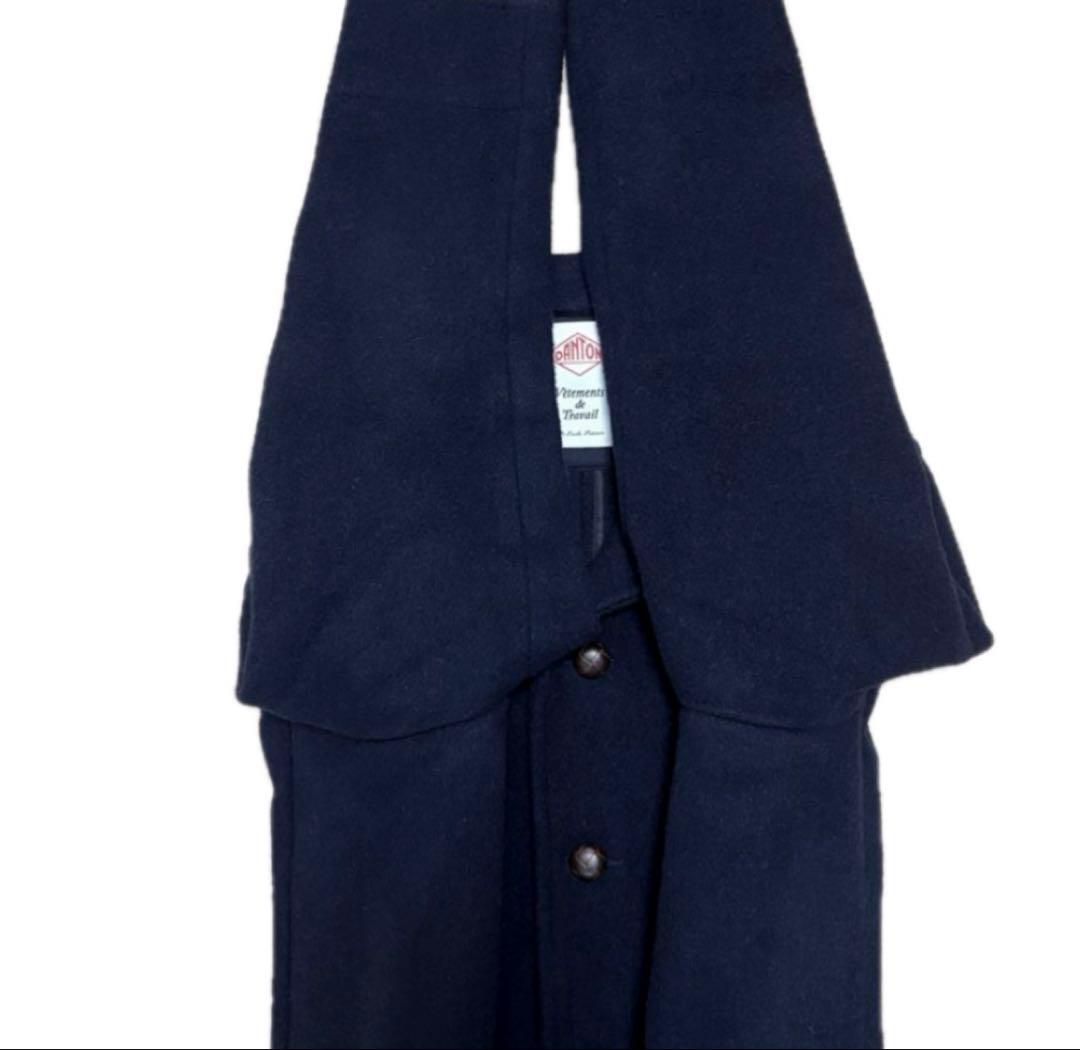 希少サイズ44　DANTON ウールモッサコート　くるみボタン　ジャケットコート