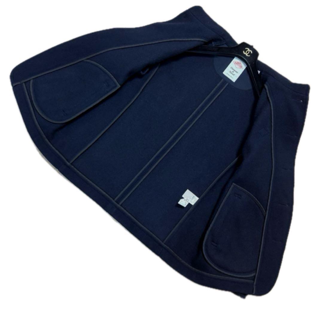 希少サイズ44　DANTON ウールモッサコート　くるみボタン　ジャケットコート