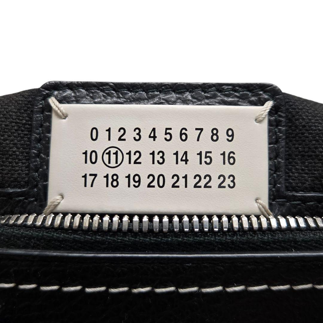 メゾンマルジェラ 5AC マイクロ チェーン ショルダーバッグ ブラック