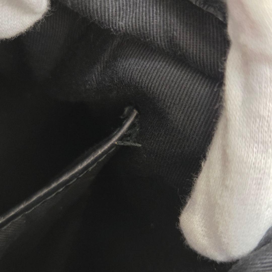 メゾンマルジェラ 5AC マイクロ チェーン ショルダーバッグ ブラック