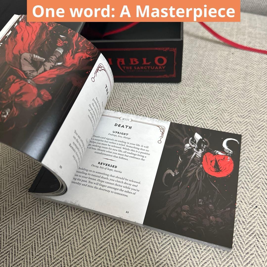 洋書 Diablo: The Sanctuary Tarot Deck