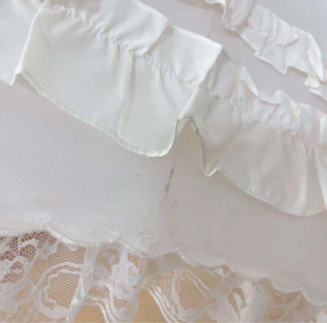 ベイビーザスターズシャインブライト アリスアンドザパイレーツ フリル日傘 白