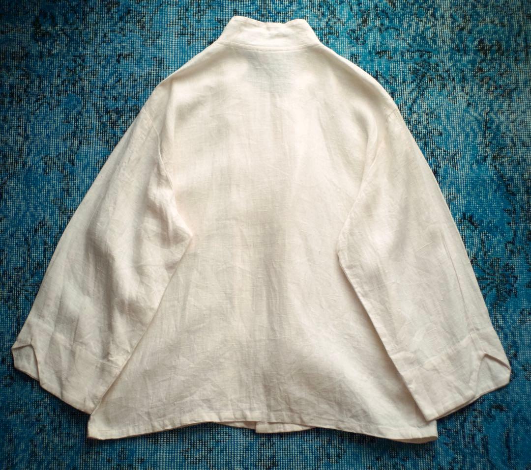 ジャケット・アウター 80s 90s USA linen double-breasted jacket