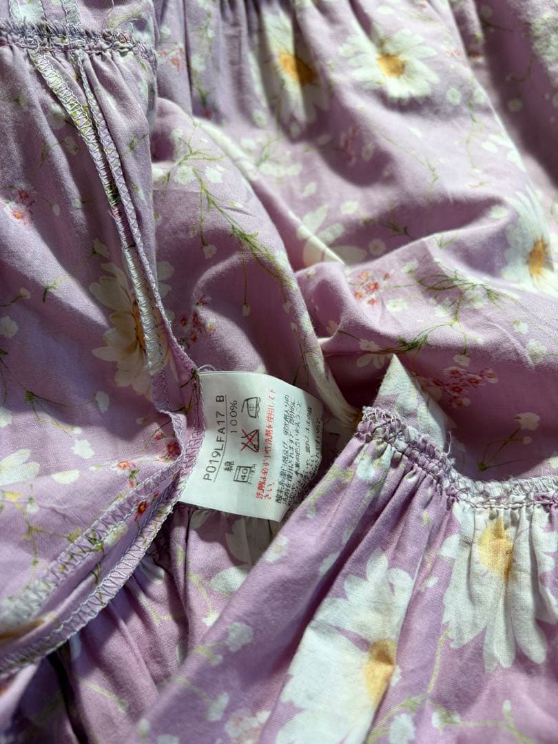 PINK HOUSE ピンクハウス　フラワープリント ロングワンピース