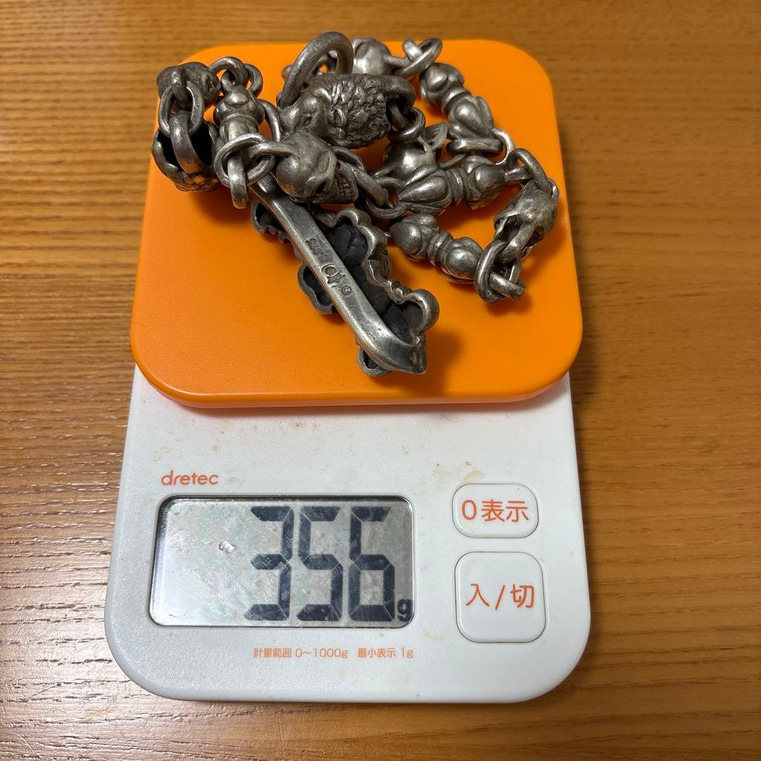 ガボール　ライオン　スカルモチーフ ウォレットチェーン