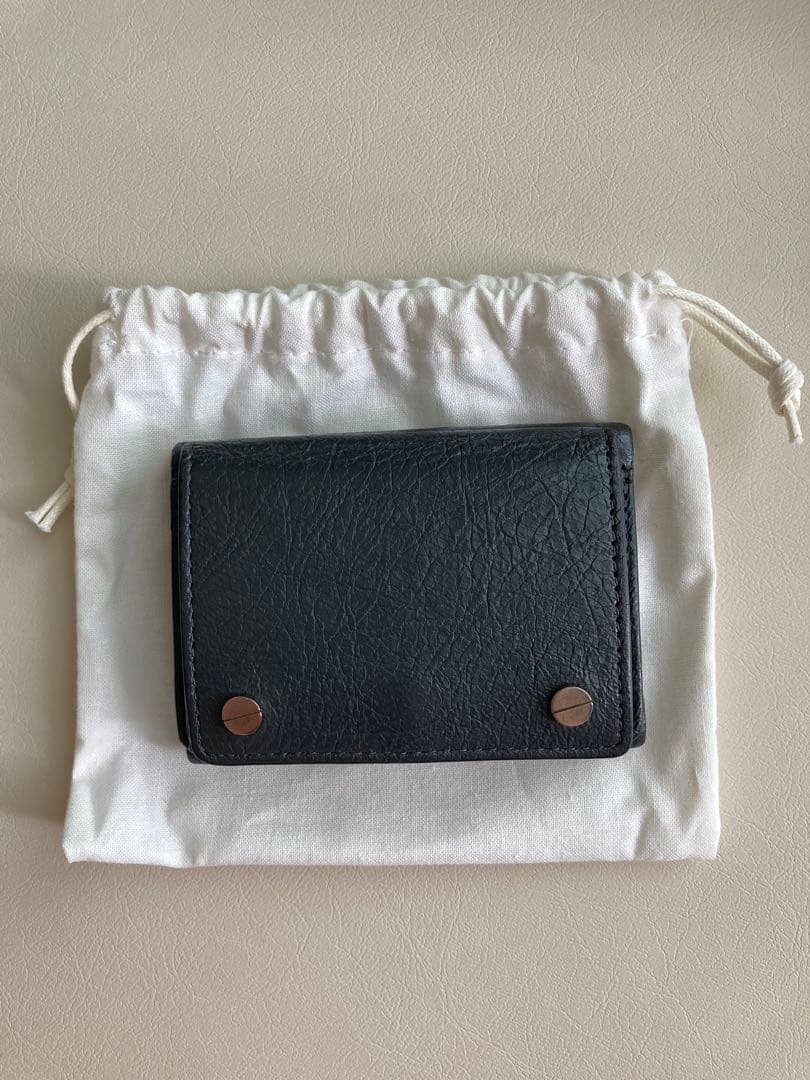 バレンシアガ　ミニ財布　グレー