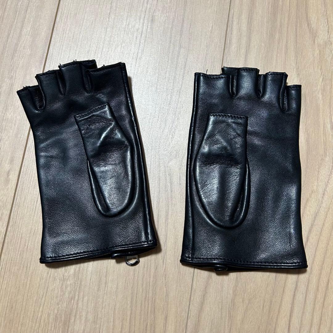 MARIO PORTOLANO　フィンガーレス　レザー　グローブ