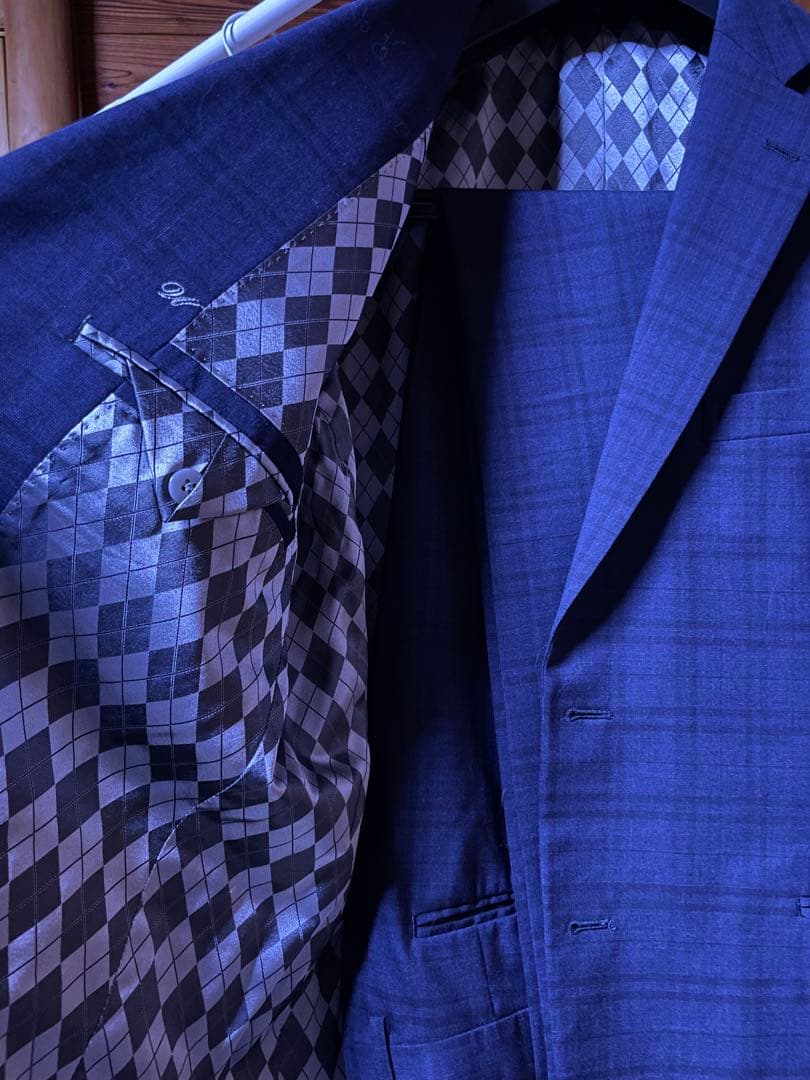 0*9様 【クリーニング済　オーダーメイドスーツ】　サイズEU52 カラーネイビ