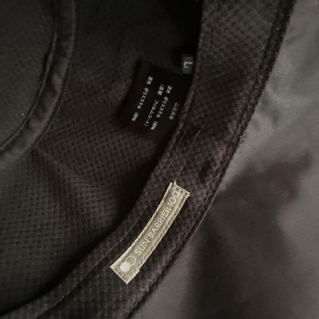 サンバリア 100 ナチュラルハット L ブラック サイズ調節可能