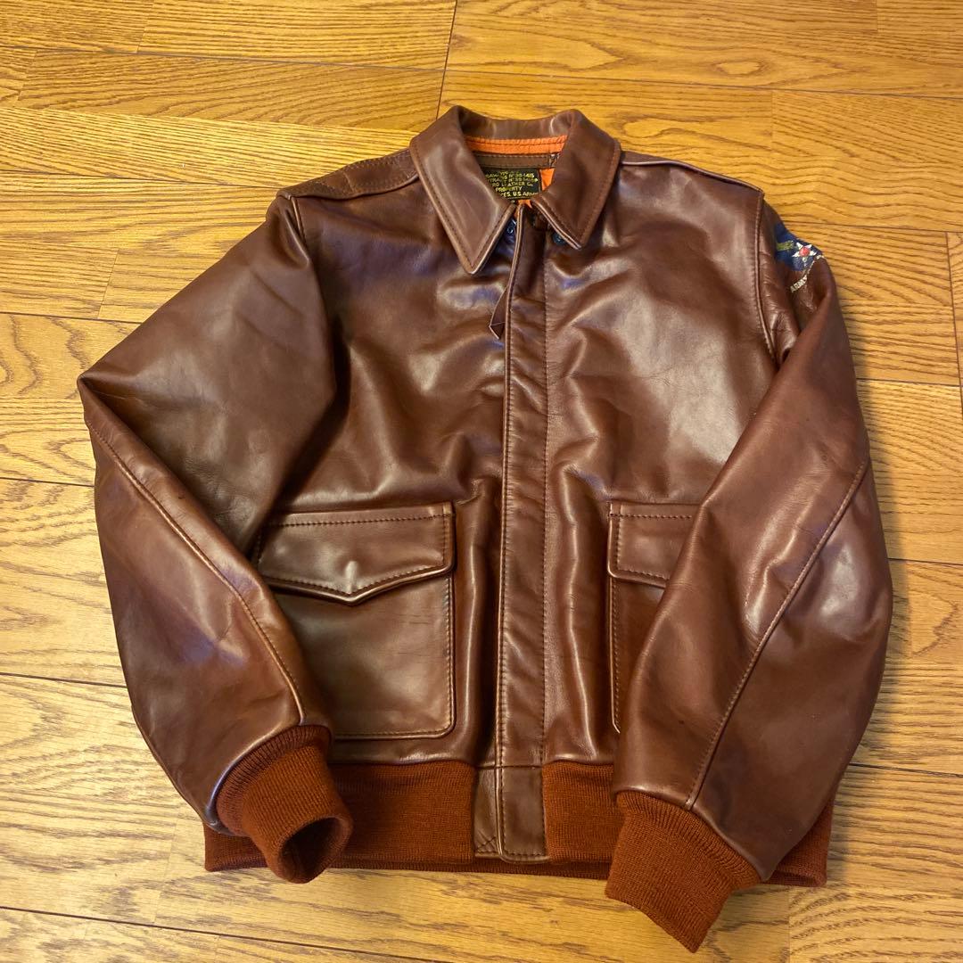AERO LEATHER CO. TYPE A-2 フライトジャケット 38