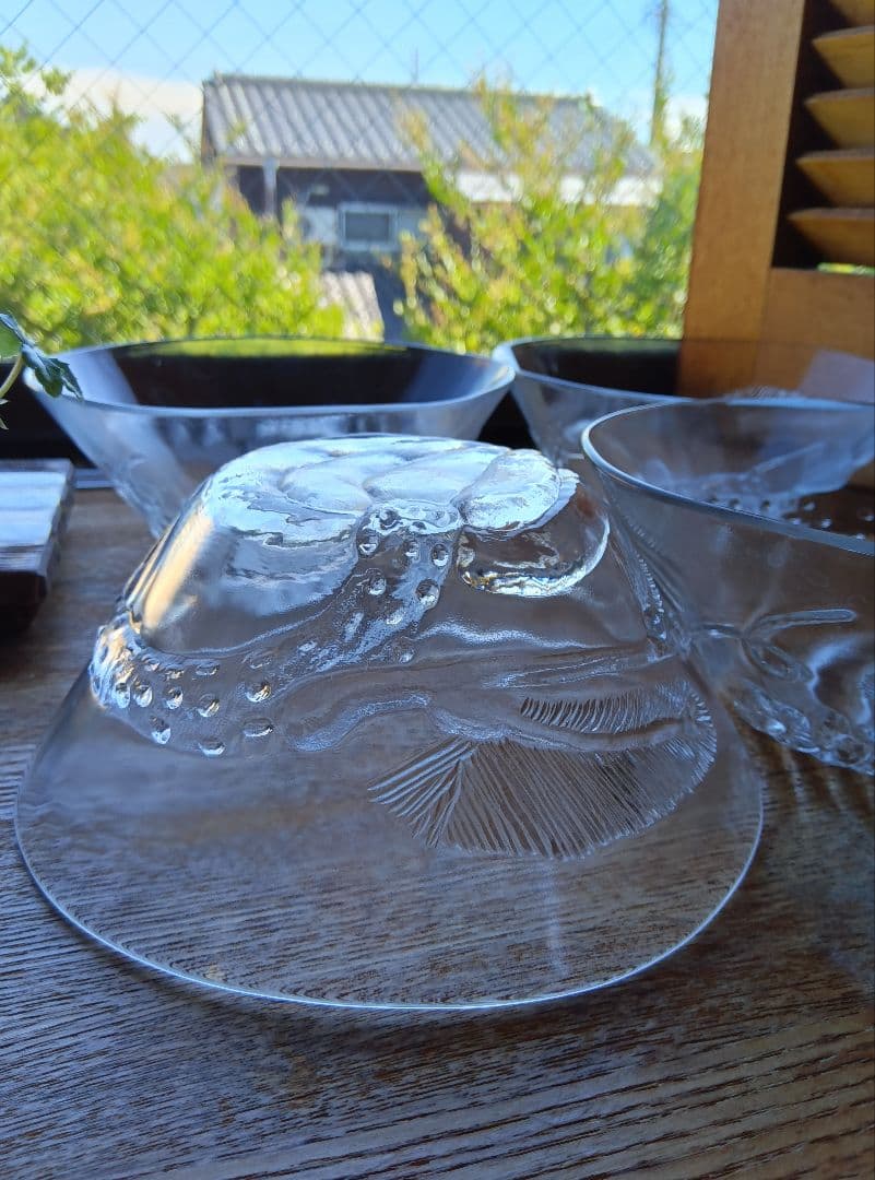 ARABIAガラスボウル 4個セット