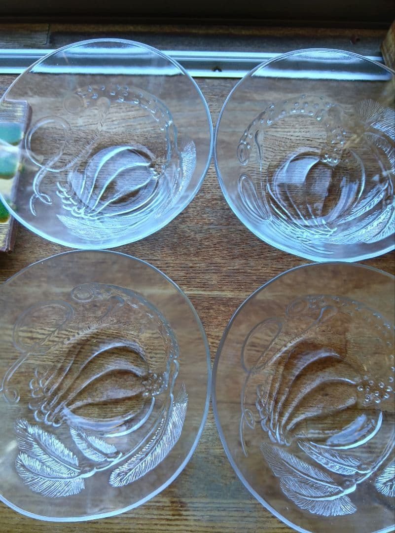 ARABIAガラスボウル 4個セット