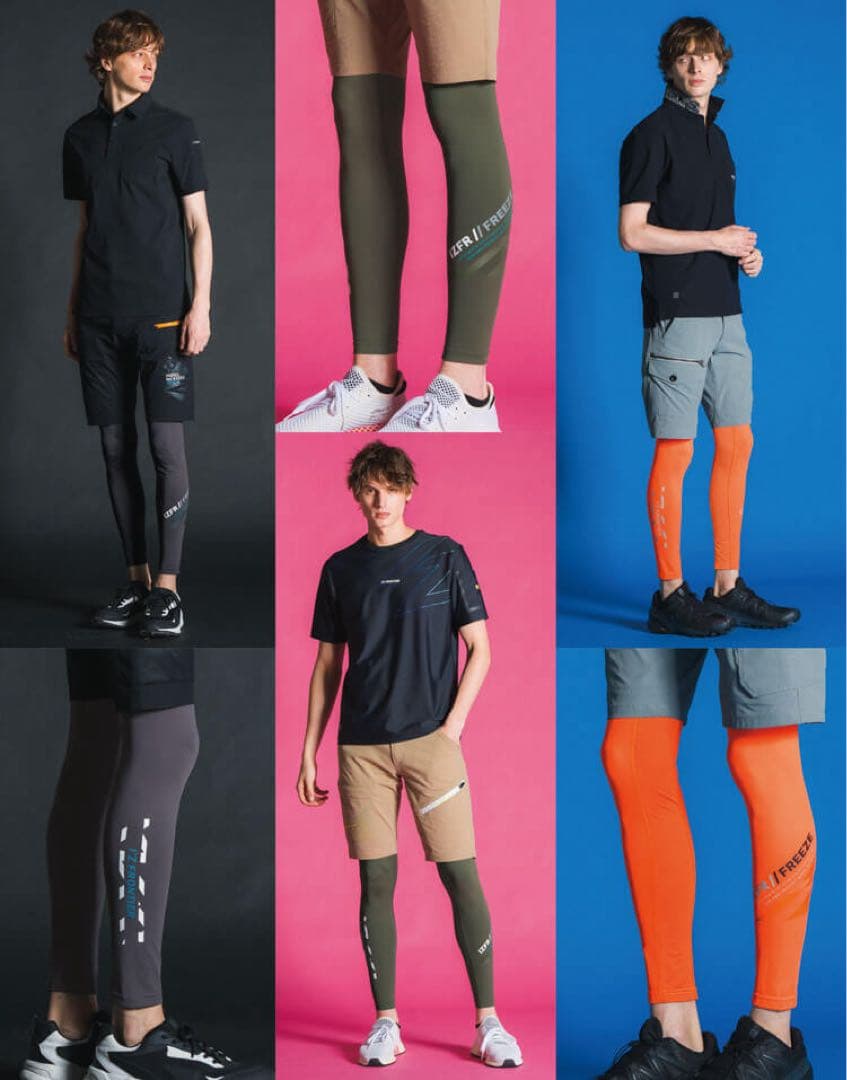 223SORAv1127半袖チャコール LL 205タイツ黒L1枚黒M1枚