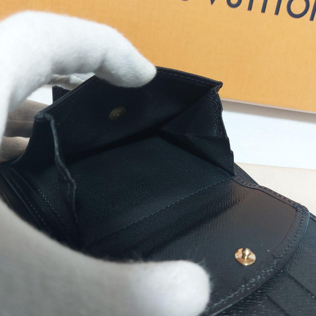 Louis Vuitton ルイヴィトン エピ コンパクト二つ折財布 ブラック