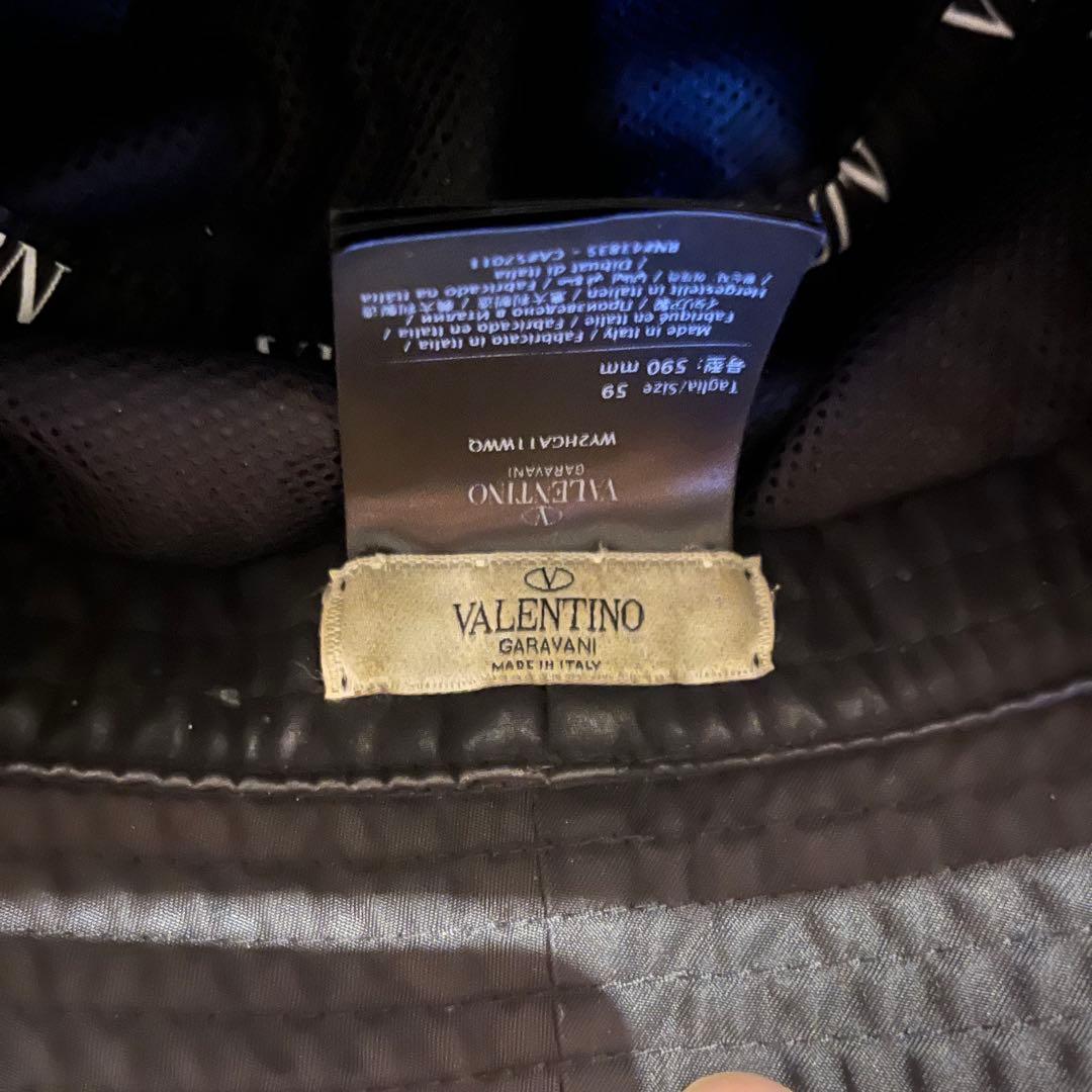 VALENTINO バケットハット ブラック 59cm