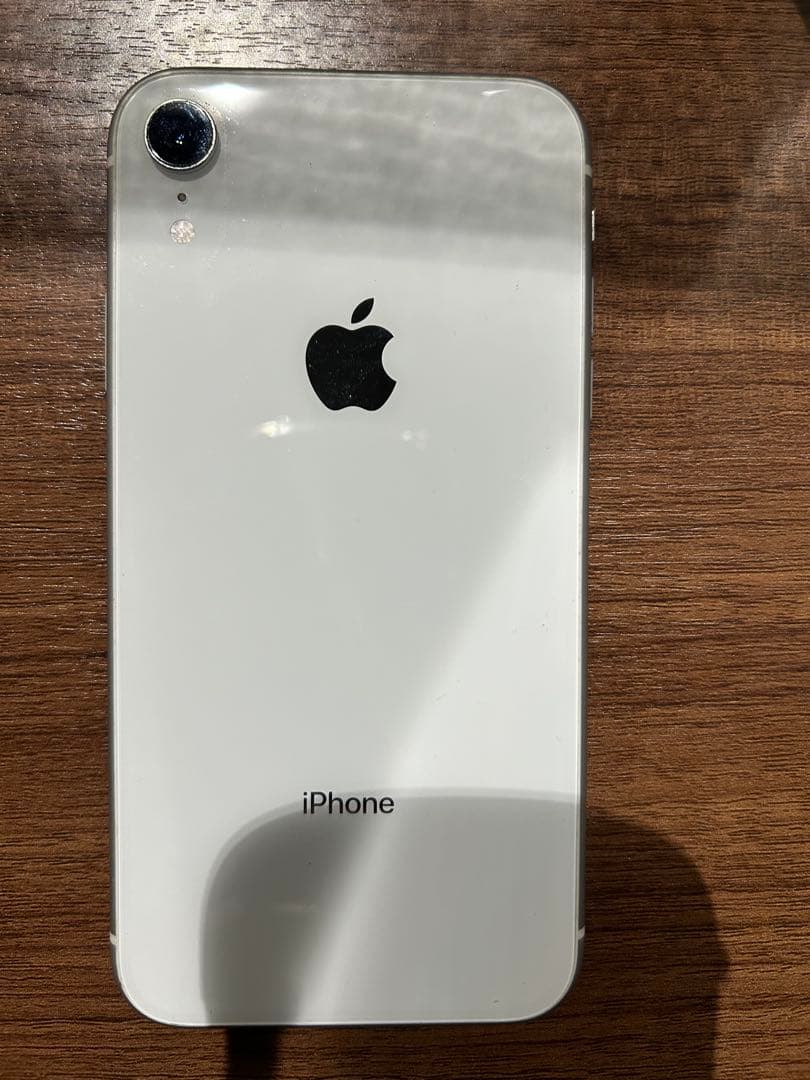 【値引き交渉◯】Apple iPhone XR ホワイト 本体　画面ヒビ割れ