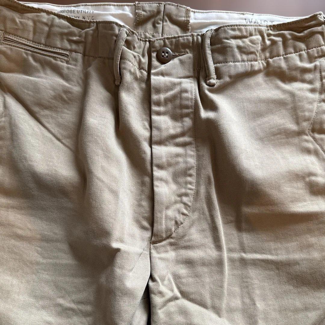 【値下げ！】RRL ダブルアールエル　コットン オフィサーズ チノ　 ベージュ