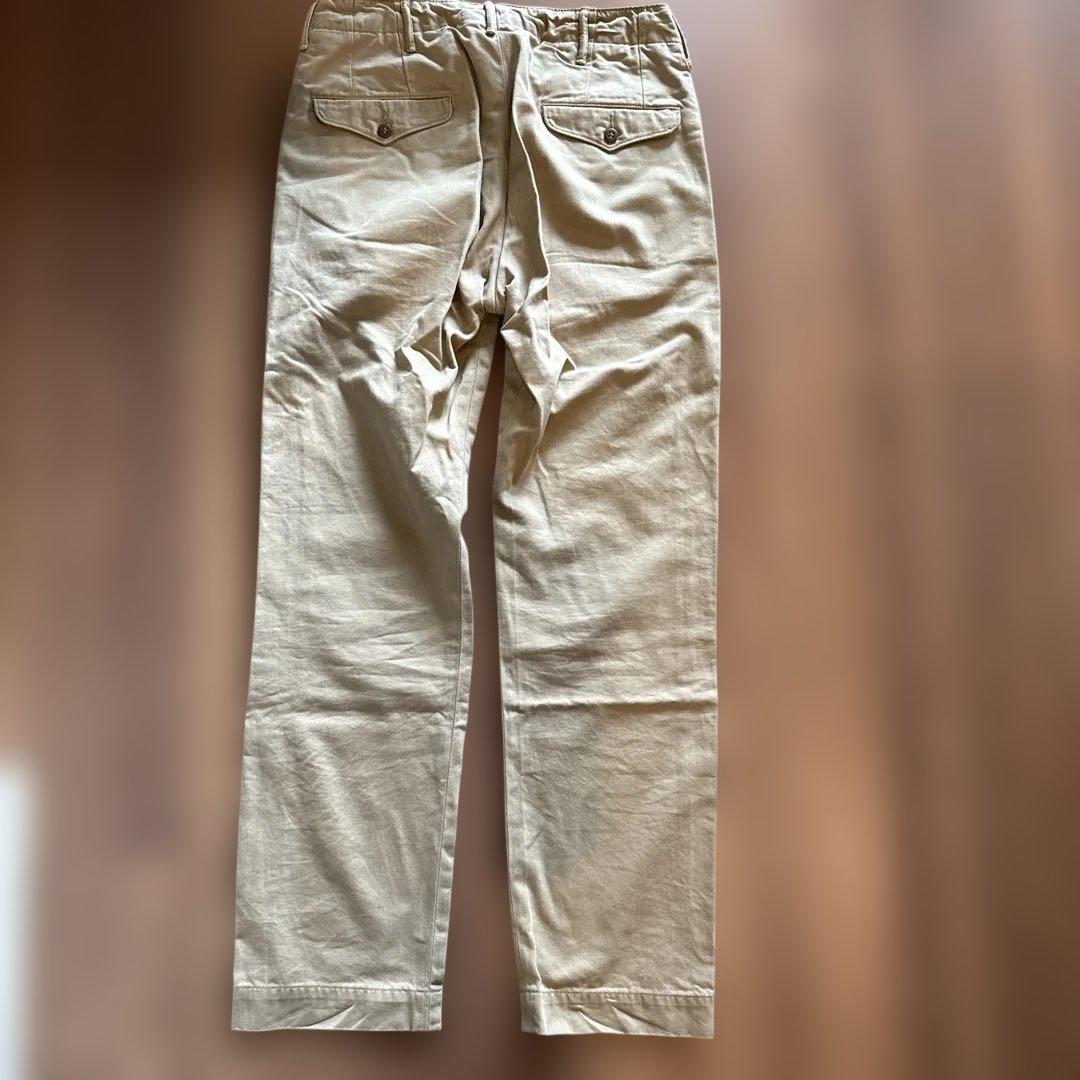【値下げ！】RRL ダブルアールエル　コットン オフィサーズ チノ　 ベージュ