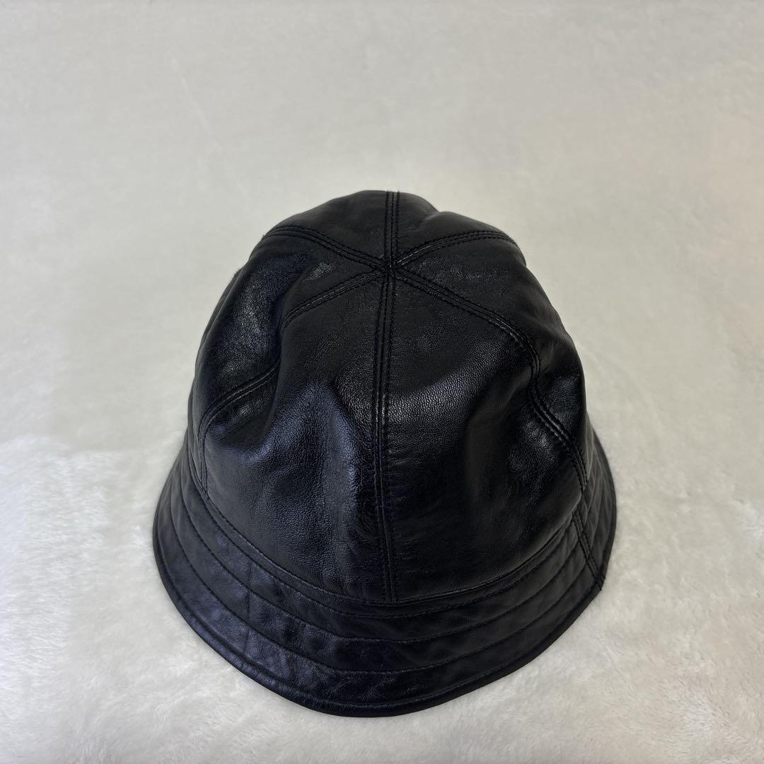 限界価格⭐︎【激レア】CCU セーラーハット ゴートレザー ブラック