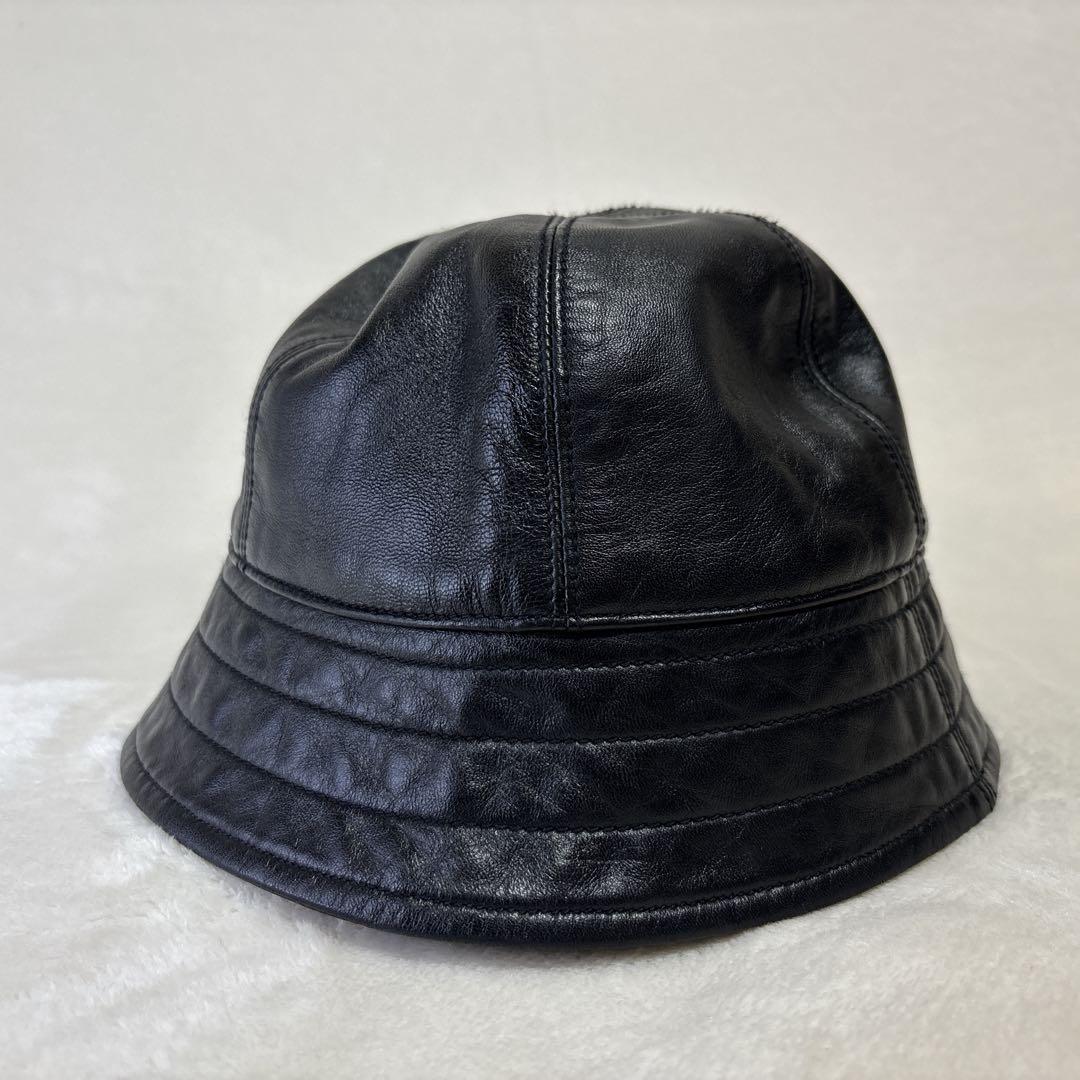 限界価格⭐︎【激レア】CCU セーラーハット ゴートレザー ブラック