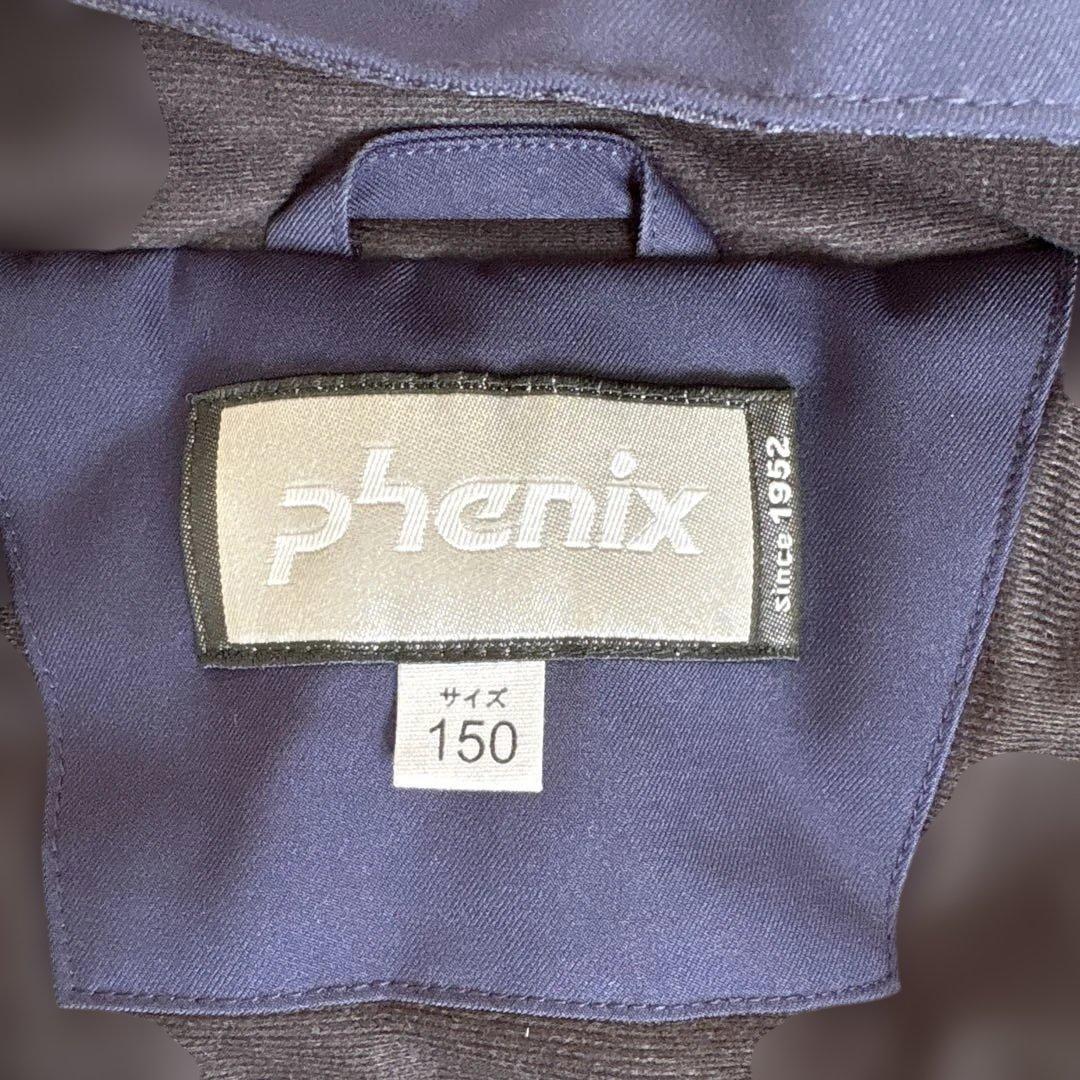 専用phenix 子ども用スキーウェアセット ネイビー/イエロー