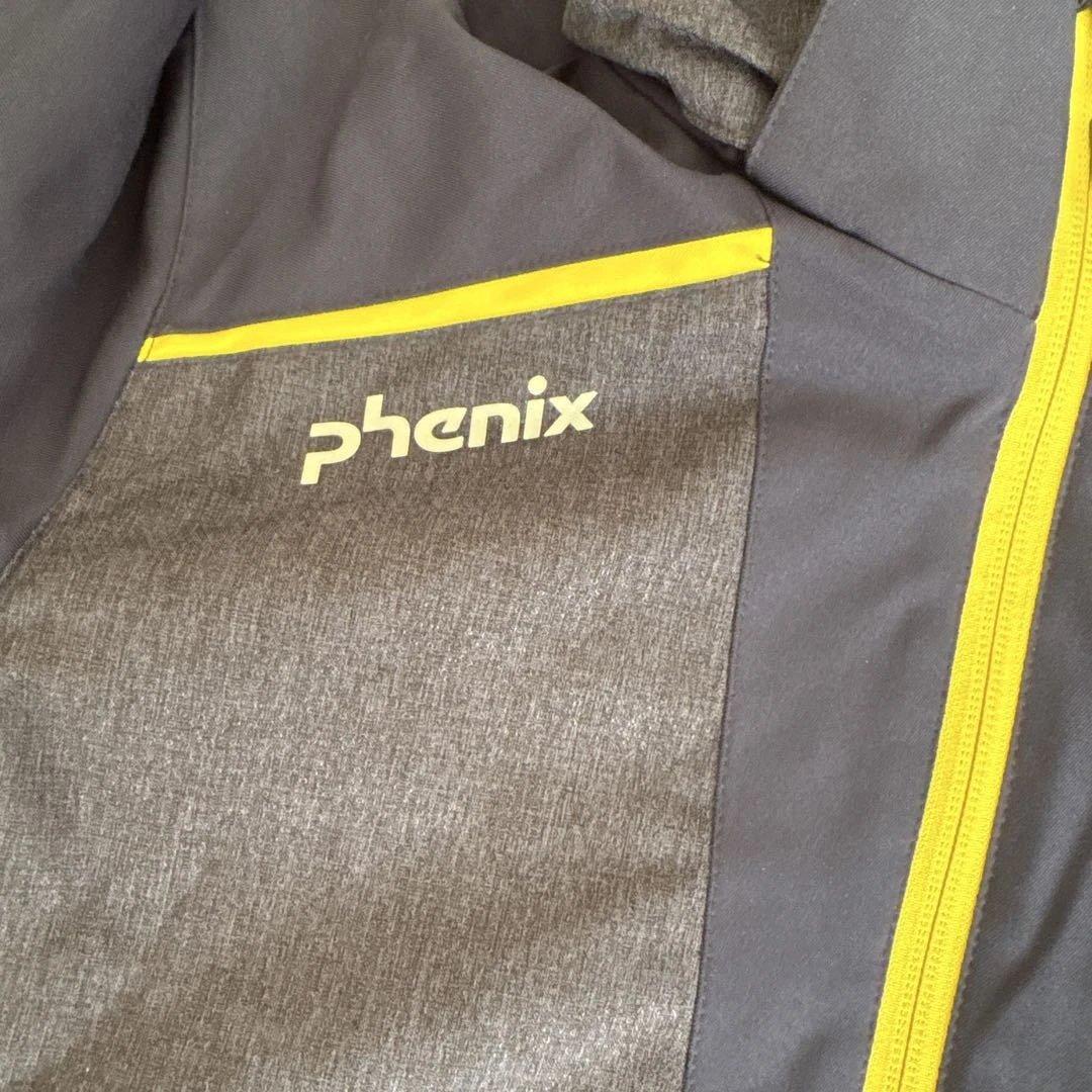 専用phenix 子ども用スキーウェアセット ネイビー/イエロー
