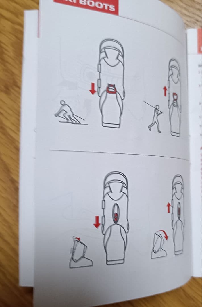 【使用2回】ATOMIC 26~26.5 スキーブーツ　説明書　付属品付き