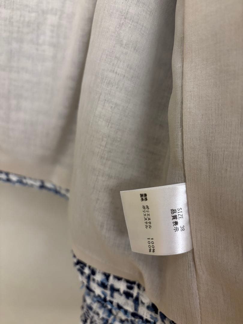 【未使用】ルーニィ　ツイードジャケット　38サイズ