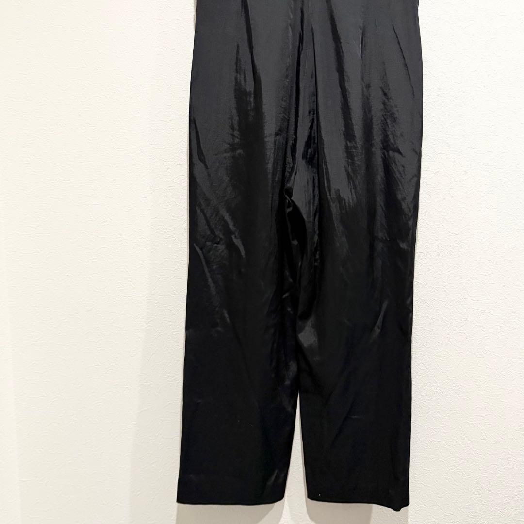 CONTE サテン　ノースリーブオールインワン