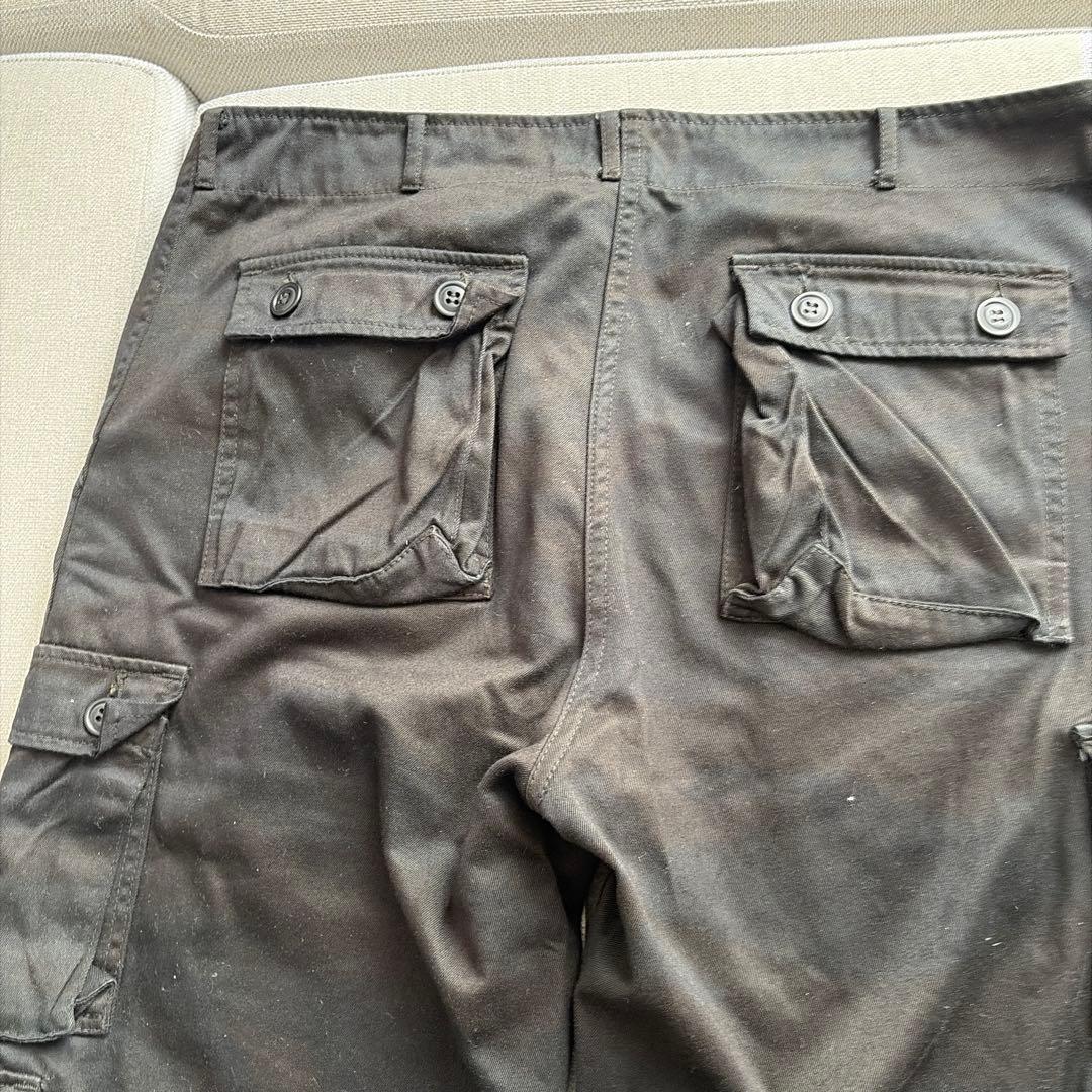 パンツ TIGER TROUSERS / BLACK OVER-DYE X-LARGE