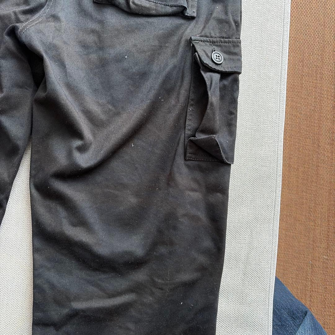 パンツ TIGER TROUSERS / BLACK OVER-DYE X-LARGE