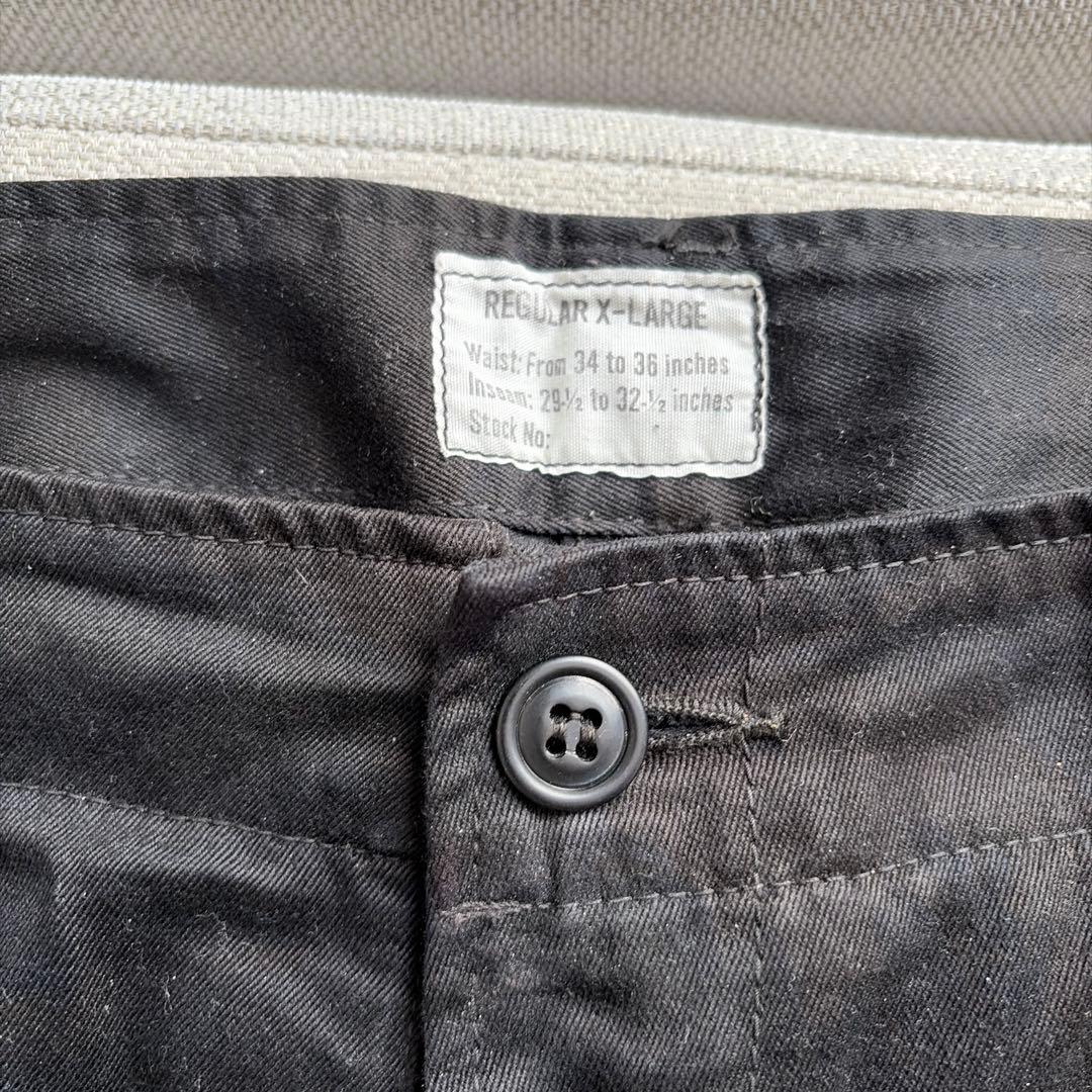 パンツ TIGER TROUSERS / BLACK OVER-DYE X-LARGE