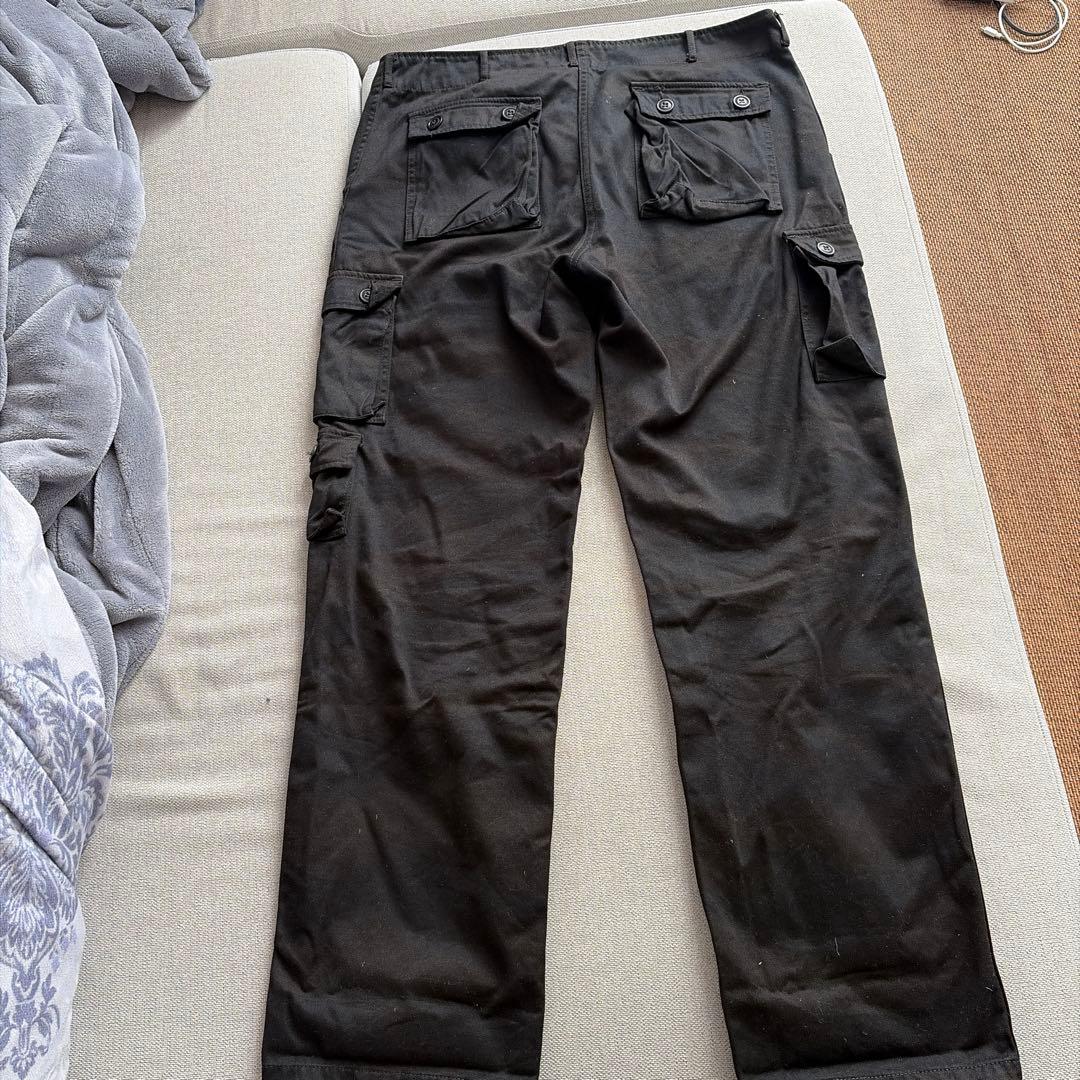 パンツ TIGER TROUSERS / BLACK OVER-DYE X-LARGE