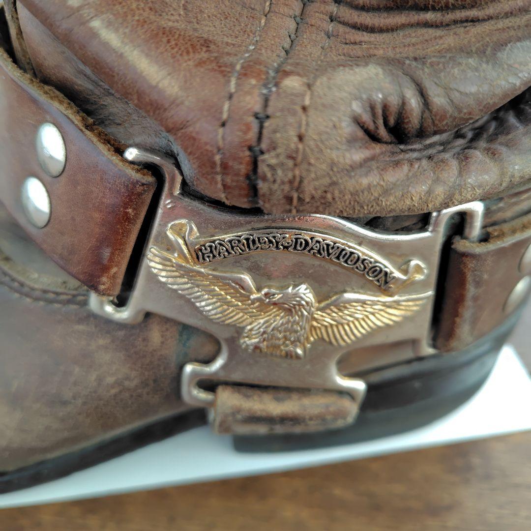 Harley-Davidson ブラウンミドルカットブーツ　ヴィンテージ