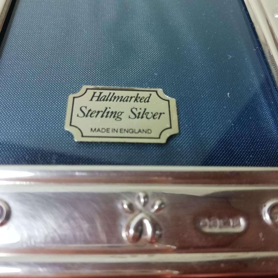 【アンティーク】純銀製フォトフレーム（イギリス製）