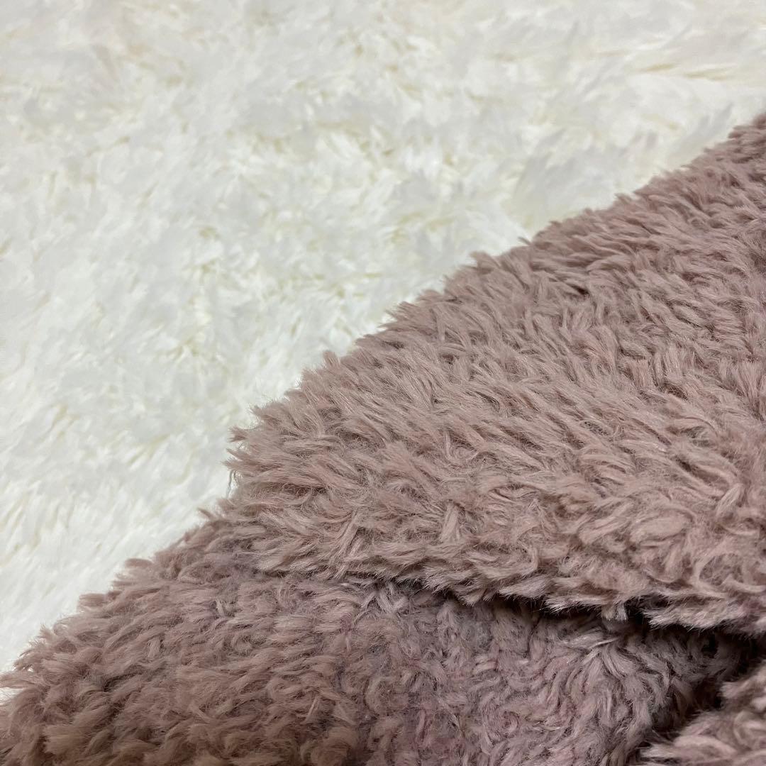 ケイトスペード テディベアコート ボアコート ピンクベージュ XS