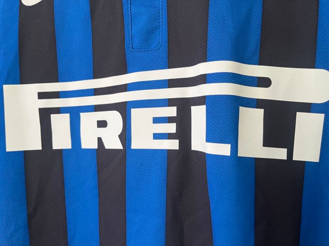 希少！長友佑都選手55 Nike インテルユニフォーム青黒 ストライプ　Mサイズ