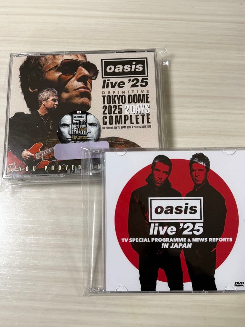 Oasis live ‘25 DEFINITIVE 東京ドーム 2Days
