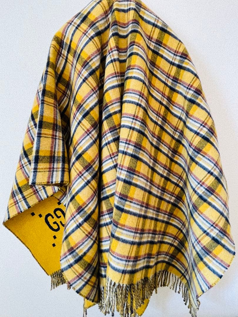 希少カラー GUCCI ポンチョ 男女兼用