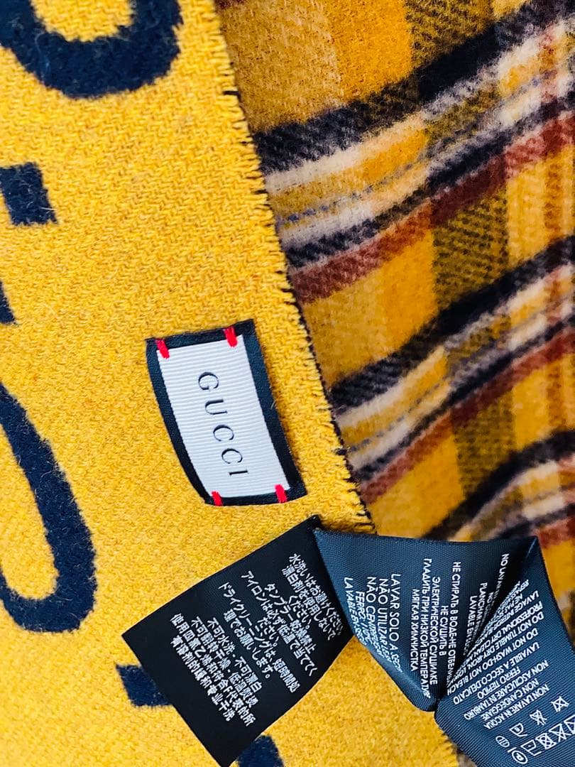 希少カラー GUCCI ポンチョ 男女兼用