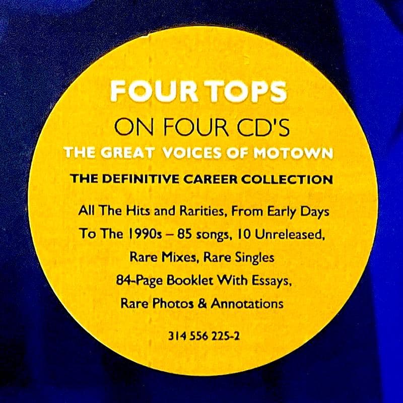 新品未開封 廃盤 4CD FOUR TOPS フォー・トップス FOUREVER