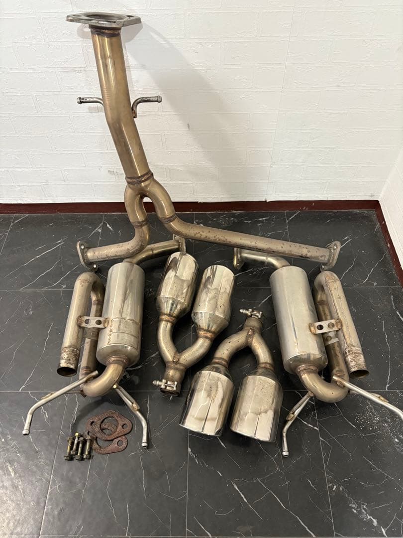 SURUGA SPEED130系マークX 2.5G's/GR用4本出しマフラー