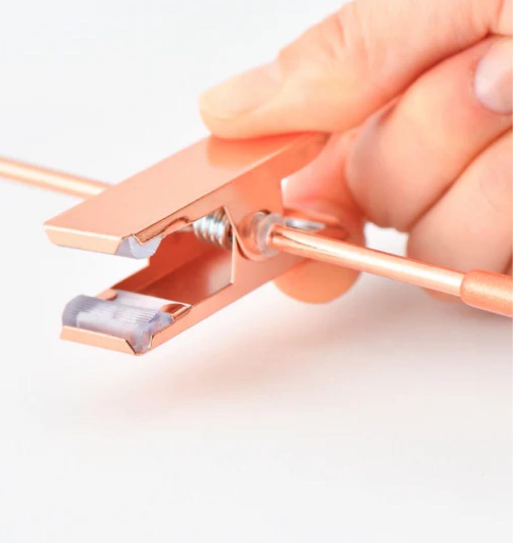 バラ売可　フランフラン ローズゴールド ピンクゴールド　クリップ付ハンガー35本