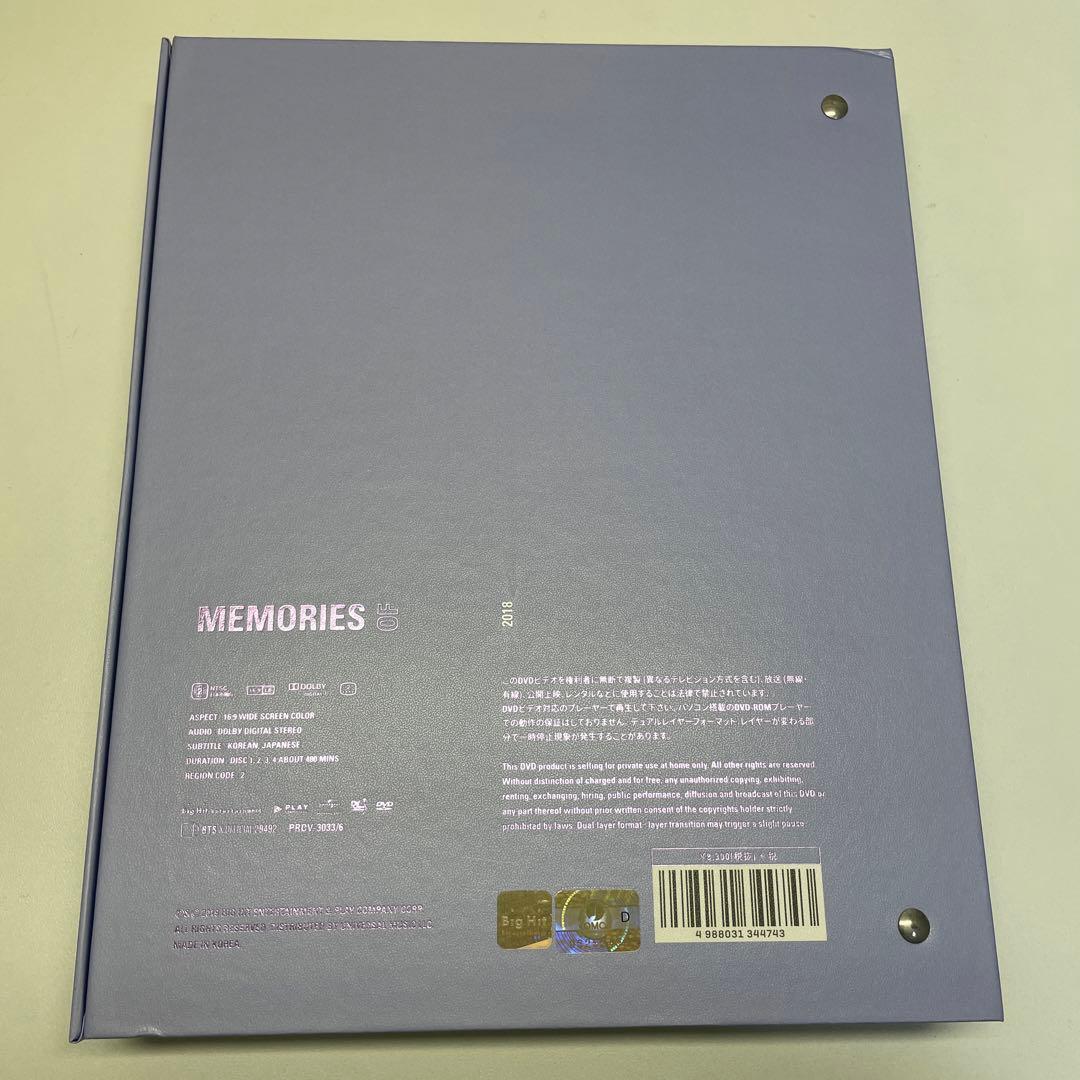 BTS MEMORIES 2018 DVD トレカ付き　ジョングク