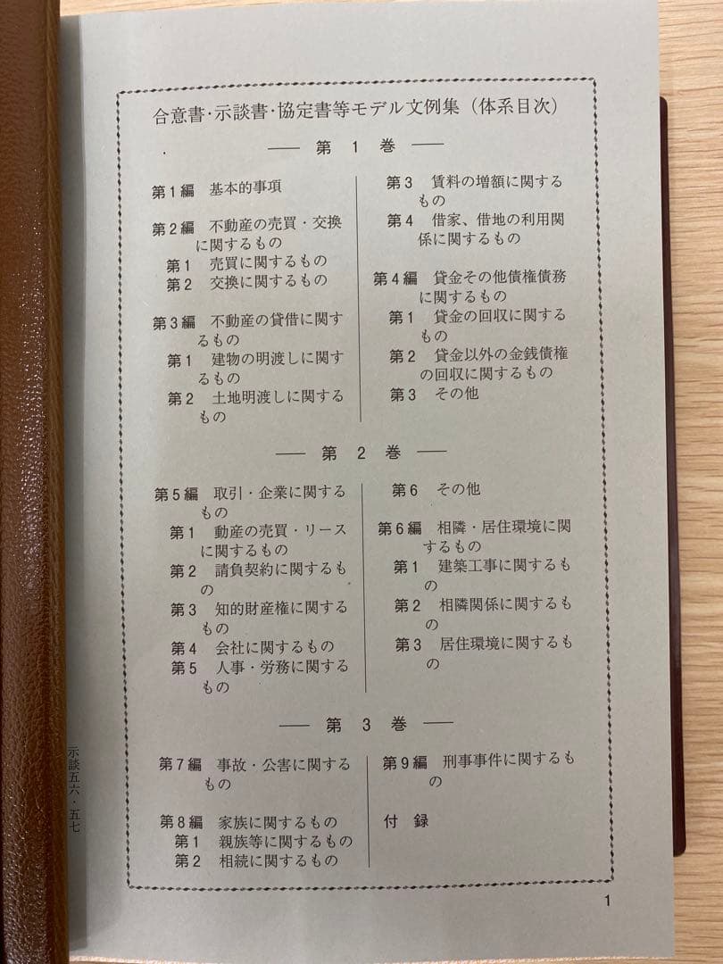 【書籍名】合意書・示談書・協定書等 モデル文例集